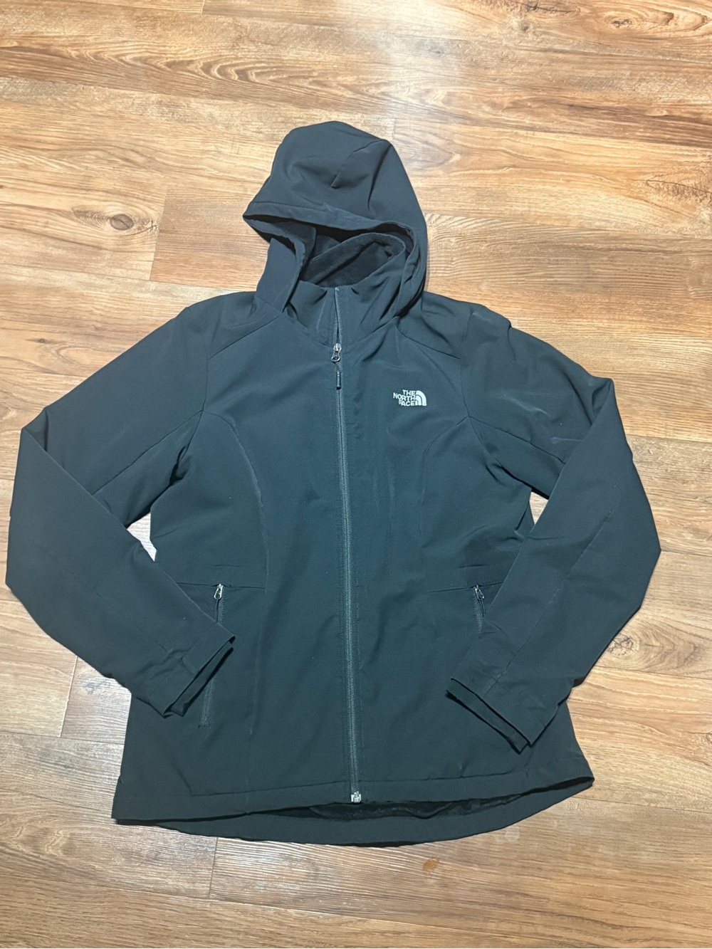 The North Face Black Hooded Softshell Jacket